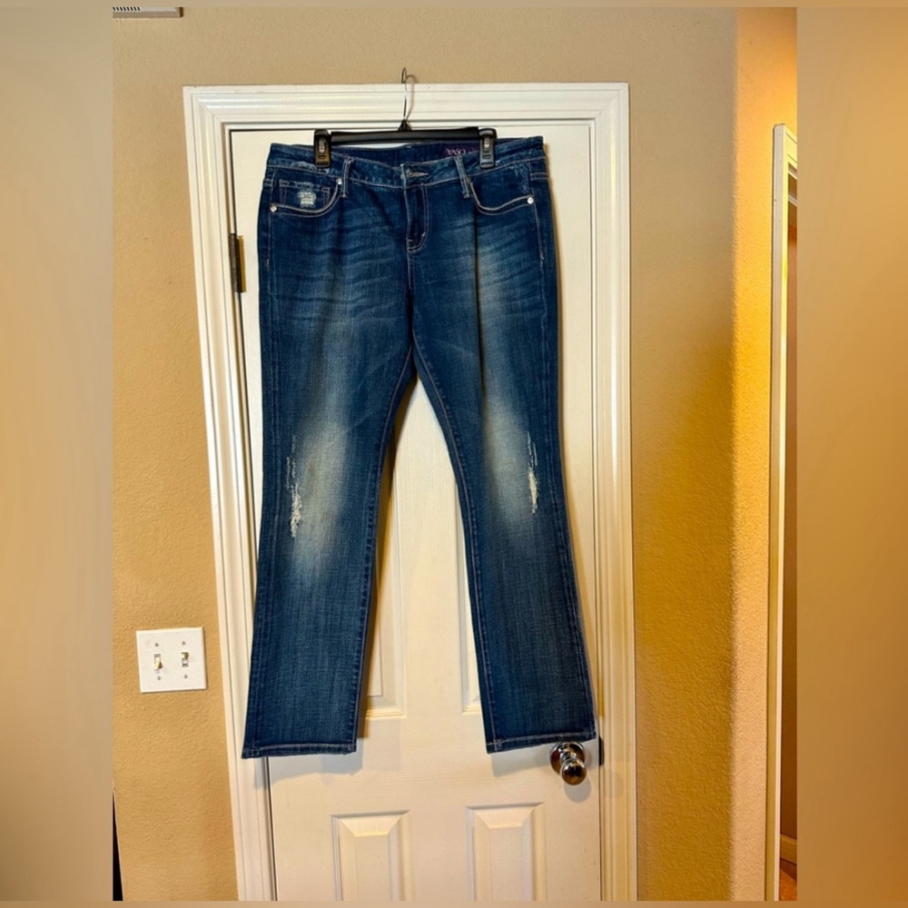 Yaso skinny distressed jeans